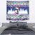 Cuba Christmas Tapestry Cuban Trogon Map With Feliz Navidad