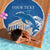 Personalized Greece Independence Day Beach Blanket Parthenon Eleftheria i Thanatos