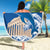 Personalized Greece Independence Day Beach Blanket Parthenon Eleftheria i Thanatos