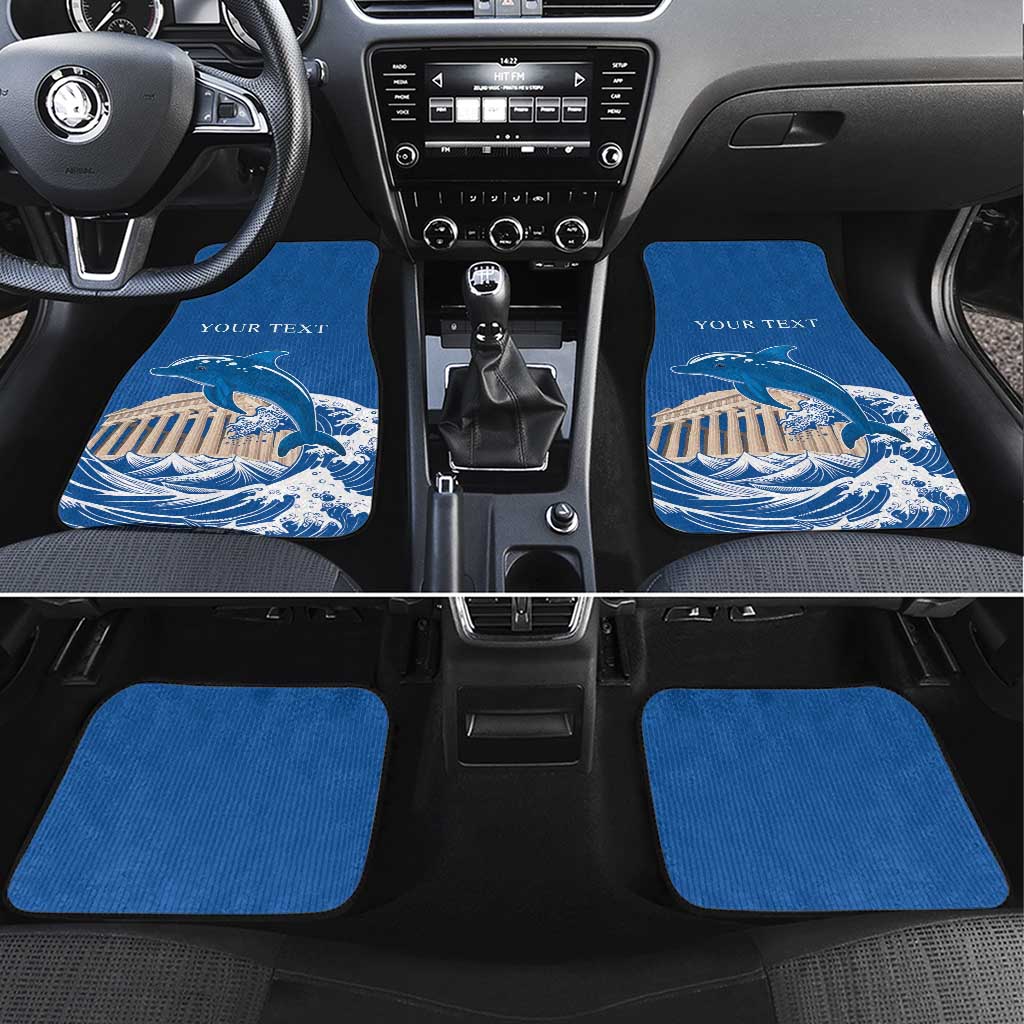 Personalized Greece Independence Day Car Mats Parthenon Eleftheria i Thanatos