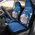 Personalized Greece Independence Day Car Seat Cover Parthenon Eleftheria i Thanatos