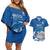 Personalized Greece Independence Day Couples Matching Off Shoulder Short Dress and Hawaiian Shirt Parthenon Eleftheria i Thanatos