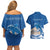 Personalized Greece Independence Day Couples Matching Off Shoulder Short Dress and Hawaiian Shirt Parthenon Eleftheria i Thanatos