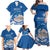 Personalized Greece Independence Day Family Matching Off Shoulder Maxi Dress and Hawaiian Shirt Parthenon Eleftheria i Thanatos