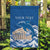 Personalized Greece Independence Day Garden Flag Parthenon Eleftheria i Thanatos