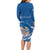 Personalized Greece Independence Day Long Sleeve Bodycon Dress Parthenon Eleftheria i Thanatos