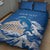 Personalized Greece Independence Day Quilt Bed Set Parthenon Eleftheria i Thanatos