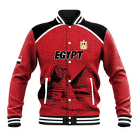 Custom Egypt Football Baseball Jacket Pharaohs Heritage Pyramid