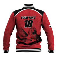 Custom Egypt Football Baseball Jacket Pharaohs Heritage Pyramid