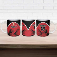 Custom Egypt Football Ceramic Mug Pharaohs Heritage Pyramid