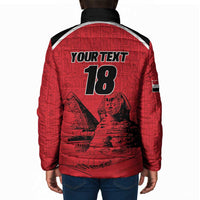 Custom Egypt Football Padded Jacket Pharaohs Heritage Pyramid