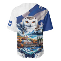 Quebec Snowy Owl Heritage Baseball Jersey Flag Day Edition