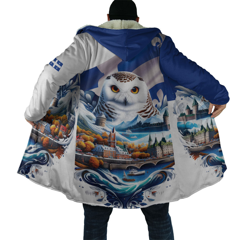 Quebec Snowy Owl Heritage Cloak Flag Day Edition