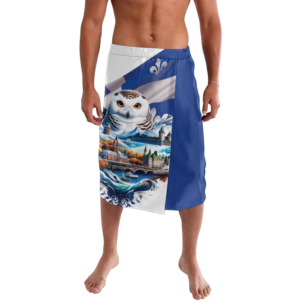 Quebec Snowy Owl Heritage Lavalava Flag Day Edition