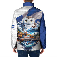 Quebec Snowy Owl Heritage Padded Jacket Flag Day Edition