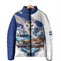 Quebec Snowy Owl Heritage Padded Jacket Flag Day Edition