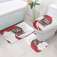 Poland National Flag Day Bathroom Set Fierce Polish Eagle Crown