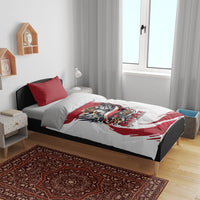 Poland National Flag Day Bedding Set Fierce Polish Eagle Crown