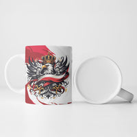 Poland National Flag Day Ceramic Mug Fierce Polish Eagle Crown