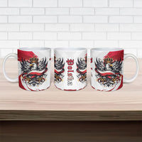 Poland National Flag Day Ceramic Mug Fierce Polish Eagle Crown