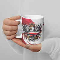 Poland National Flag Day Ceramic Mug Fierce Polish Eagle Crown