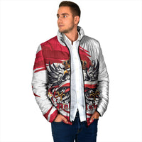 Poland National Flag Day Padded Jacket Fierce Polish Eagle Crown