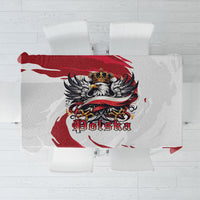 Poland National Flag Day Tablecloth Fierce Polish Eagle Crown