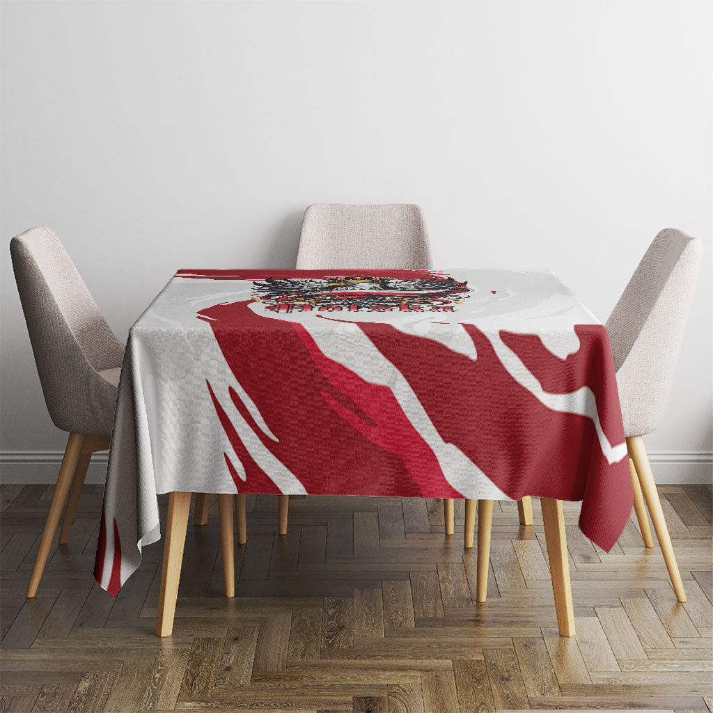 Poland National Flag Day Tablecloth Fierce Polish Eagle Crown