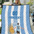 Custom Argentina Football Quilt Go Champions 2024