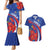 Custom Chile Lapageria Couples Matching Mermaid Dress and Hawaiian Shirt With Grunge Style - Wonder Print Shop