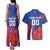 Custom Chile Lapageria Couples Matching Tank Maxi Dress and Hawaiian Shirt With Grunge Style - Wonder Print Shop