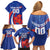 Custom Chile Lapageria Family Matching Off Shoulder Short Dress and Hawaiian Shirt With Grunge Style - Wonder Print Shop