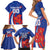 Custom Chile Lapageria Family Matching Short Sleeve Bodycon Dress and Hawaiian Shirt With Grunge Style - Wonder Print Shop