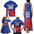 Custom Chile Lapageria Family Matching Tank Maxi Dress and Hawaiian Shirt With Grunge Style - Wonder Print Shop