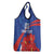 Custom Chile Lapageria Grocery Bag With Grunge Style