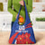 Custom Chile Lapageria Grocery Bag With Grunge Style