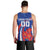 Custom Chile Lapageria Men Tank Top With Grunge Style - Wonder Print Shop