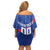 Custom Chile Lapageria Off Shoulder Short Dress With Grunge Style - Wonder Print Shop