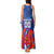 Custom Chile Lapageria Tank Maxi Dress With Grunge Style - Wonder Print Shop