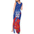 Custom Chile Lapageria Tank Maxi Dress With Grunge Style - Wonder Print Shop