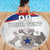 Custom Fiestas Patrias Chile Beach Blanket Coat Of Arms - Wonder Print Shop