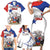 Custom Fiestas Patrias Chile Family Matching Short Sleeve Bodycon Dress and Hawaiian Shirt Coat Of Arms - Wonder Print Shop