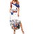 Custom Fiestas Patrias Chile Family Matching Summer Maxi Dress and Hawaiian Shirt Coat Of Arms - Wonder Print Shop