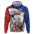 Custom Fiestas Patrias Chile Hoodie Coat Of Arms - Wonder Print Shop