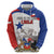 Custom Fiestas Patrias Chile Hoodie Coat Of Arms - Wonder Print Shop