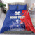 Custom Chile Independence Day Bedding Set Lapageria Flower With Coat Of Arms - Wonder Print Shop