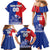 Custom Chile Independence Day Family Matching Mermaid Dress and Hawaiian Shirt Lapageria Flower With Coat Of Arms - Wonder Print Shop