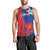 Custom Chile Independence Day Men Tank Top Lapageria Flower With Coat Of Arms - Wonder Print Shop