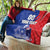 Custom Chile Independence Day Quilt Lapageria Flower With Coat Of Arms