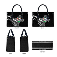 Cross Celtic Nations Leather Bag Six Celtic Countries Grunge Style - Wonder Print Shop